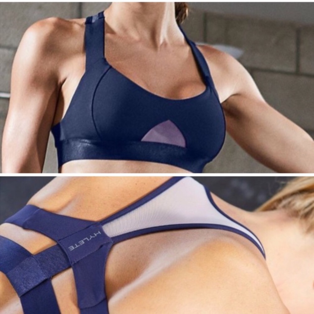 Hylete Lumis Blue Sports Bra
